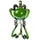 Warner Noble Collection Slughorns Sanduhrfigur - Green