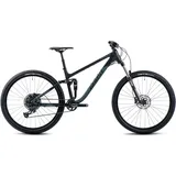 Ghost Kato FS Essential 27.5R Fullsuspension Mountain Bike Black/Met. Green Bay matt | S/39.5cm