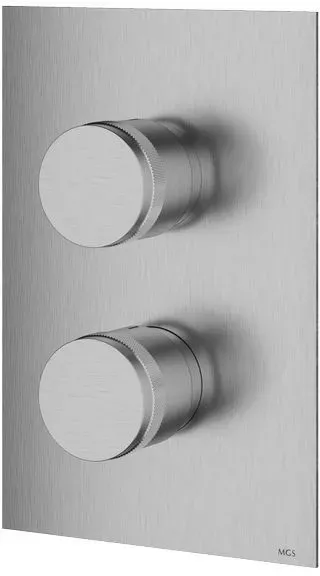 MGS MILANO Ergon ER449 Thermostat mit Drei-Wege Mengenregulierung - Edelstahl