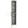 Fackelmann Oxford Hochschrank 30 x 162 x 31,8 cm Braun/Glas/Holz/Metall/MDF/Spanplatte