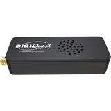 Digiquest Terrestrischer Stick Retro TV X2O, schwarz, mit automatischem Selbstscan, platzsparend, ideal für Wandfernseher, spart Energie und nutzt die Stromversorgung des Fernsehers