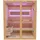 Dewello TOFINO 160x150 Kabine aus Hemlock Tannenholz mit 4,5 kW Ofen
