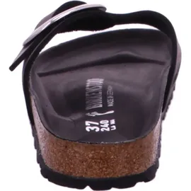 Birkenstock Madrid Big Buckle Nubukleder geölt schwarz 37