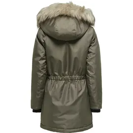 Only ONLIRIS FUR WINTER PARKA Damen Beige M