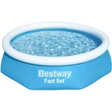 BESTWAY Fast Set Aufstellpool-Set 244 x 61 cm inkl. Filterpumpe