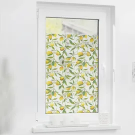 Lichtblick Fensterfolie selbstklebend, Sichtschutz, Limone - Gelb Grün B/L: ca. 100x180 cm