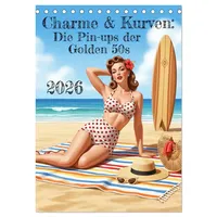 Calvendo Charme & Kurven: Die Pin-ups der Golden 50s