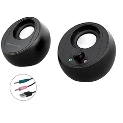 Conceptronic BJORN 2.0-Kanal-Computer-Lautsprecher mit Bluetooth, 10W