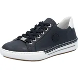 Rieker Damen Schnürhalbschuh in blau - Gr. 42