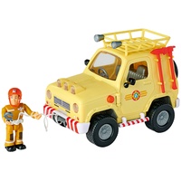 SIMBA Toys Feuerwehrmann Sam 4x4 Geländewagen mit Figur