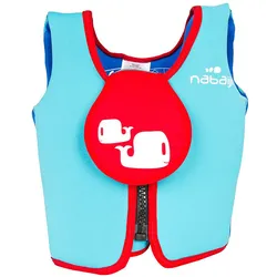 Schwimmweste Schaumstoff Kinder blau/rot Cyanblau 15-18kg