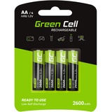 Green Cell HR6 battery - 4 x AA type - NiMH