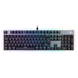 Black Shark Gaming Tastatur Mechanische, Beleuchtete Kabelgebunden Tastatur mit Leise Rote Schalter, Anti-Ghosting 105 Tasten, Deutsches-Layout Tastatur Für PC Gamers, Windows, PS5, PS4