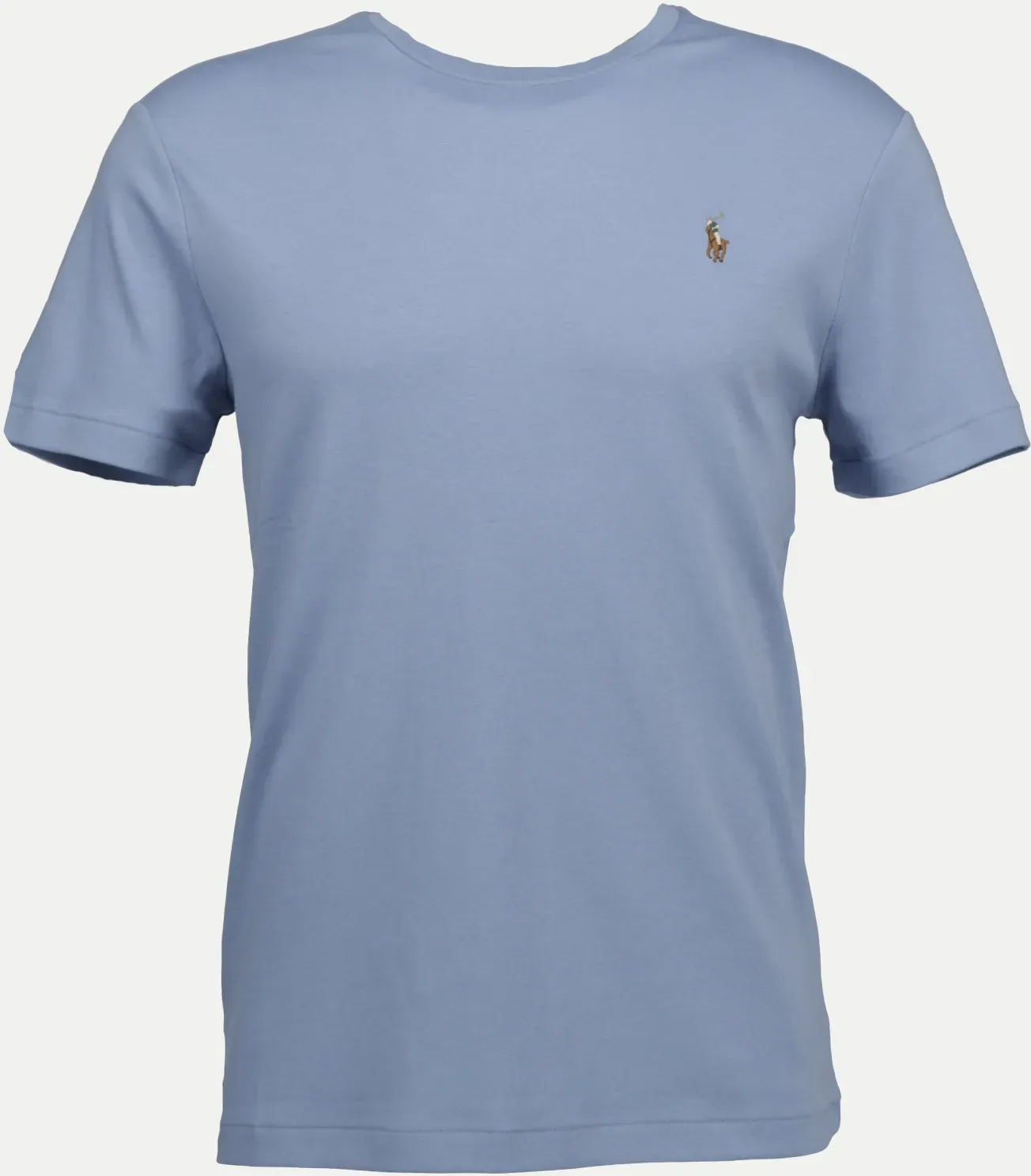 T-Shirt mit buntem Logo-Stick Blau M
