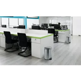 Durable Treteimer 12 l edelstahl