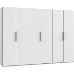 Kleiderschrank WIMEX "Level by fresh to go", weiß, B:300cm H:216cm T:58cm, Schränke, ohne Schubladen