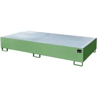 Bauer Südlohn Auffangwanne AW 1000-2, lackiert, Resedagrün