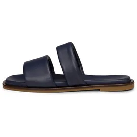 Marc O'Polo "aus softem Ziegenleder", Damen, Gr. 39, true navy, Obermaterial: 100% Leder, unifarben, Schuhe Sandale