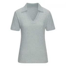 vivance by lascana Poloshirt Aquamarin/Creme 36/38