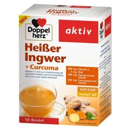 Doppelherz Aktiv Heißer Ingwer + Curcuma Granulat 10 St.