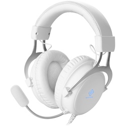 Deltaco Gaming WH85 Gaming-Headset White Line