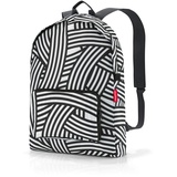 reisenthel mini maxi rucksack, Tragetasche, Backpack, Freizeitrucksack, Einkaufstasche, Polyestergewebe, Zebra, 14 L, AP1032