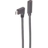 ShiverPeaks BS13-54155 - USB Kabel 90° C Stecker auf Buchse, 1,5 m