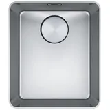 Franke MYX 210-34 rechts Unterbauspüle Edelstahl weiß Handbetätigung 0 x 0 mm