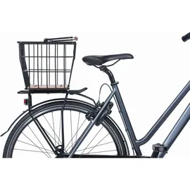 Basil Nordland Fahrradkorb Schwarz/Natur Braun