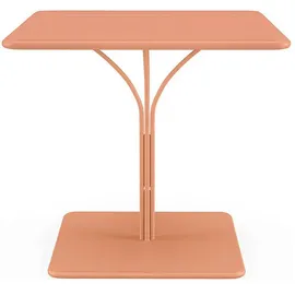 vente-unique Gartentisch 80 x 80 x 75 cm Orange