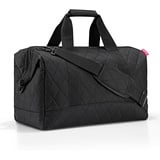 reisenthel allrounder L Vielfältige Doktortasche zum Reisen, für die Arbeit oder Freizeit Mit funktional-stylischem Design, Couleur:rhombus black