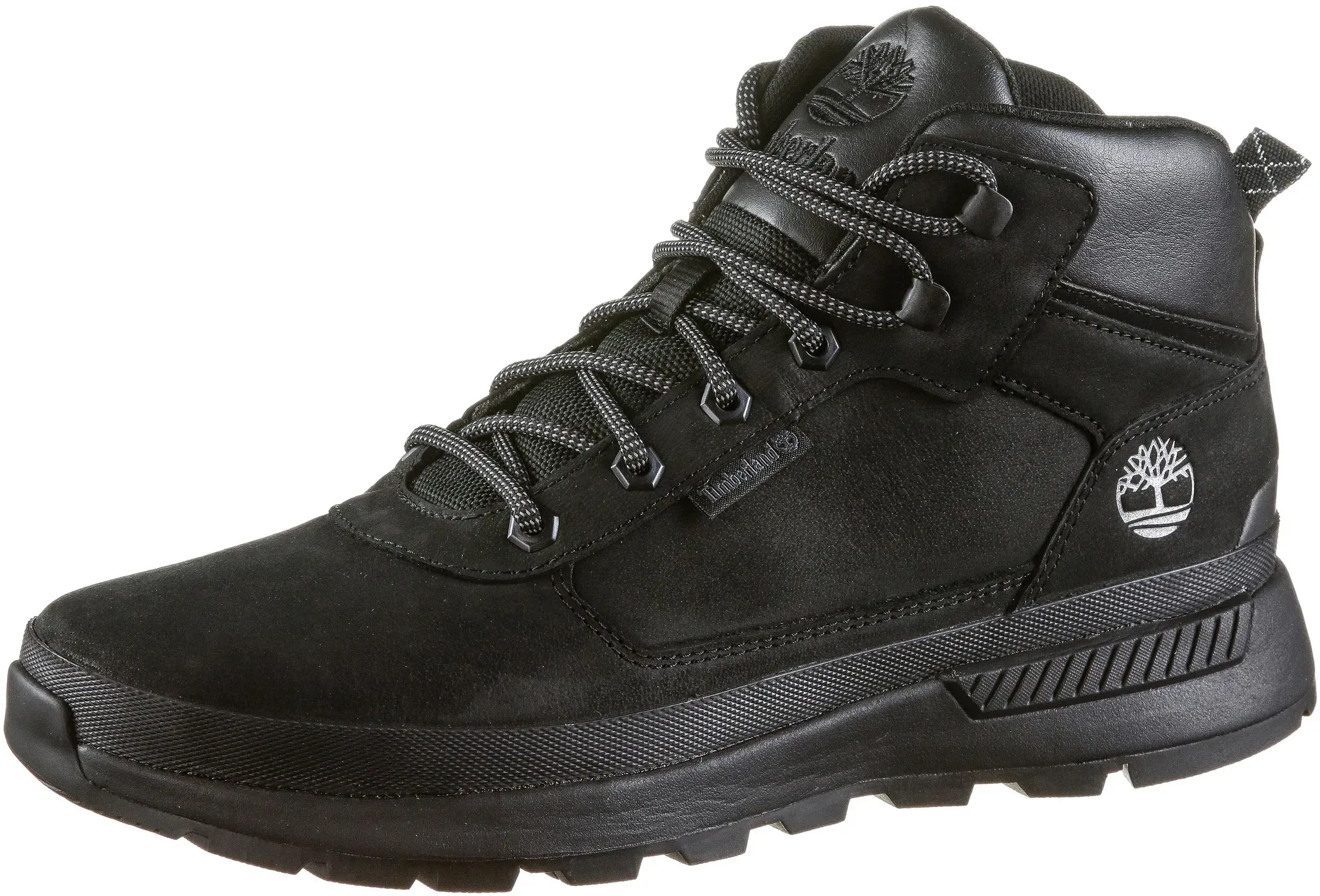 TIMBERLAND Field Trekker Boots Herren in black nubuck, Größe 42 - schwarz