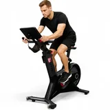 AsVIVA Speedbike Indoor Cycle S17 Pro, 28 kg Schwungmasse, Kinomap, Touchscreen Wi-Fi, SPD Klickpedale schwarz