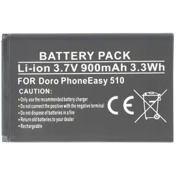 AccuCell Akku passend für den Simvalley PX-3371-675 Akku Handy