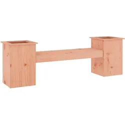 vidaXL Gartenbank mit Pflanzkübeln 184,5x39,5x56,5cm Douglasienholz