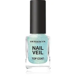 Dermacol Nail Veil Lack-Finish für die Fingernägel glitzernd Farbton Sparkling Ocean 11 ml