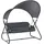 Beliani Hollywoodschaukel, Grau, Metall, 168x187x113 cm, Gartenmöbel, Hollywoodschaukeln
