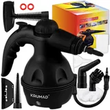 krumad Dampfreiniger Handgerät 1000W – 13-teiliges Set mit 9 Aufsätzen - Polster