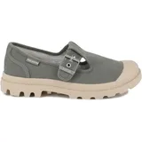 Palladium Unisex Pampa M Washed Mary Jane Flat, Vetiver, 41 EU