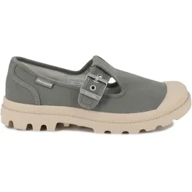 Palladium Unisex Pampa M Washed Mary Jane Flat, Vetiver, 41 EU