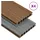 vidaXL WPC Terrassendielen mit Zubehör 10 m2 4 m braun/grau