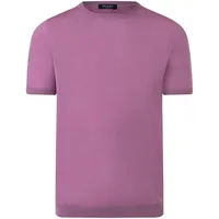 T-Shirt MAERZ MUENCHEN "Maerz Muenchen 402900 T-Shirt Herren Bekleidung", Herren, Gr. 54, lila, 100% Wolle (Merino), Shirts T-Shirt