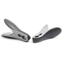 Smart Clothes Pegs Wäscheklammern schwarz-grau 8 St.