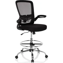 HJH Office Vendo Work Netzstoff Schwarz