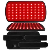 Tunansx Rotlichtlampe Gürtel, Nahinfrarot-Lichttherapie für Körper, Triple-Chip 660nm 850nm LED Infrarot-Gürtel, Tragbares Infrarotlicht-Gerät für Rücken & Knie, Heimpflege-Set