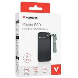 Verbatim Pocket SSD 2 TB USB 3.2 Gen2 Schwarz/Grau 32194