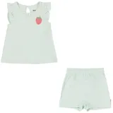 huggies babywear Bluse & Shorts HUGG 2PC SETS (Set, 2-tlg) mit Stickerei grün 3 (68)