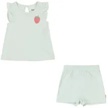 huggies babywear Bluse & Shorts HUGG 2PC SETS (Set, 2-tlg) mit Stickerei grün 3 (68)