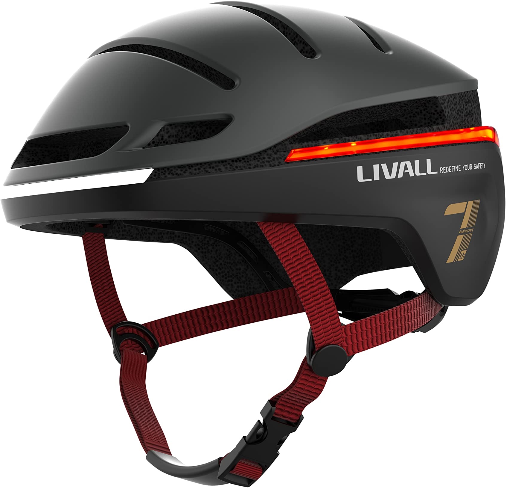 Lival Unisex – Erwachsene EVO21 Fahrradhelm, Schwarz, 52-55