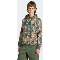 Adidas Kapuzensweatshirt ADIDAS ORIGINALS "GRAPHICS CAMO HOODIE" Gr. S, grün (shadow grün) Herren Sweatshirts